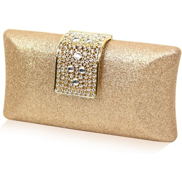⚡ Women's Shoulder Fashionable Suitable Wallet Evening Cocktail Parties Handbag - Picture 1 of 8